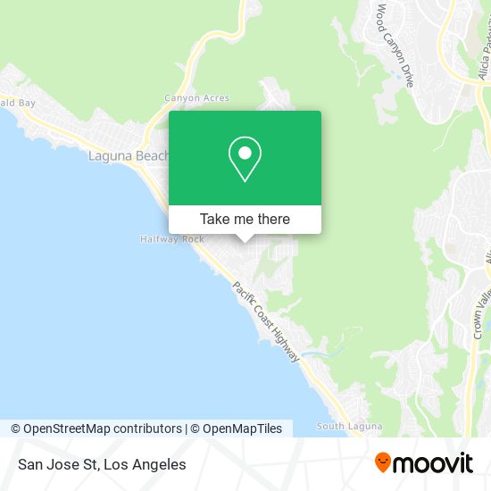 San Jose St map