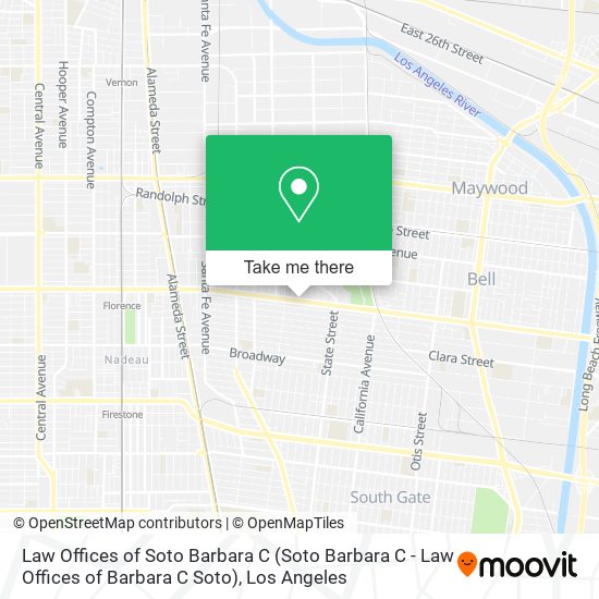 Mapa de Law Offices of Soto Barbara C