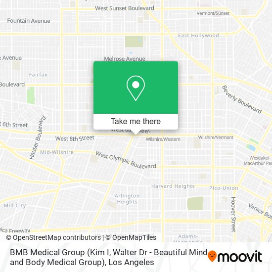 BMB Medical Group (Kim I, Walter Dr - Beautiful Mind and Body Medical Group) map