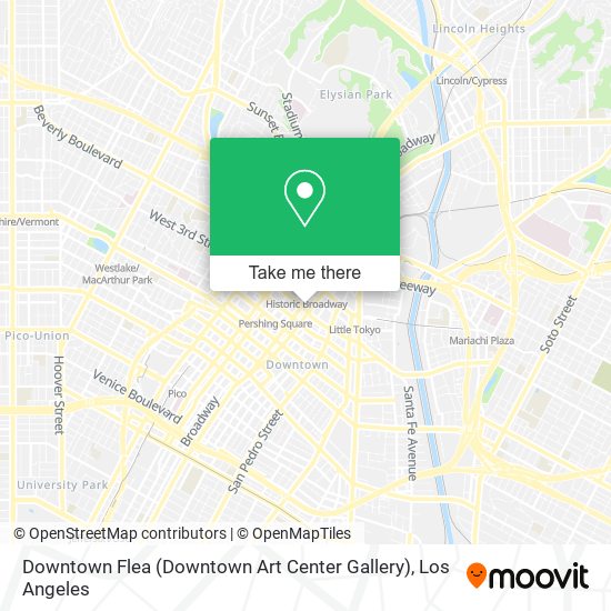 Mapa de Downtown Flea (Downtown Art Center Gallery)