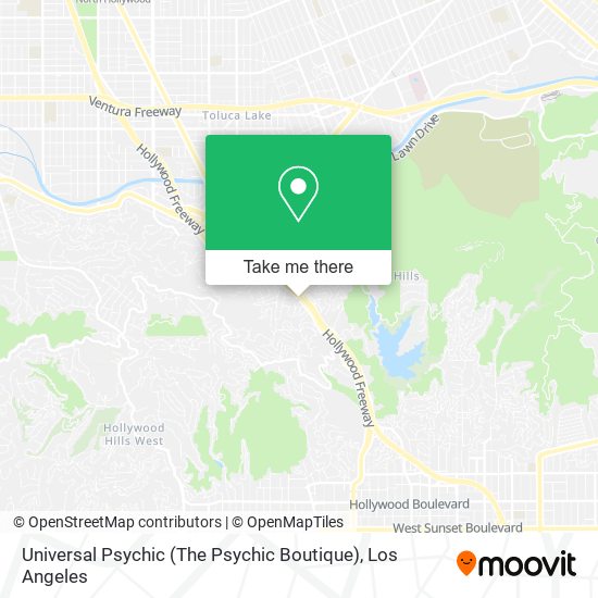 Universal Psychic (The Psychic Boutique) map