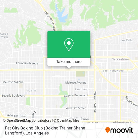 Mapa de Fat City Boxing Club (Boxing Trainer Shane Langford)