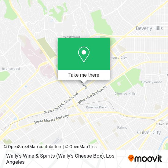 Mapa de Wally's Wine & Spirits (Wally's Cheese Box)