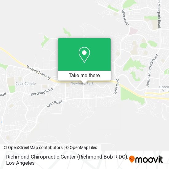 Mapa de Richmond Chiropractic Center (Richmond Bob R DC)
