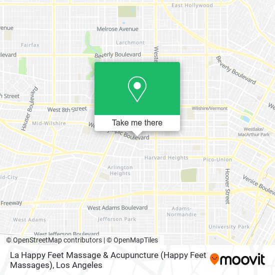 La Happy Feet Massage & Acupuncture (Happy Feet Massages) map