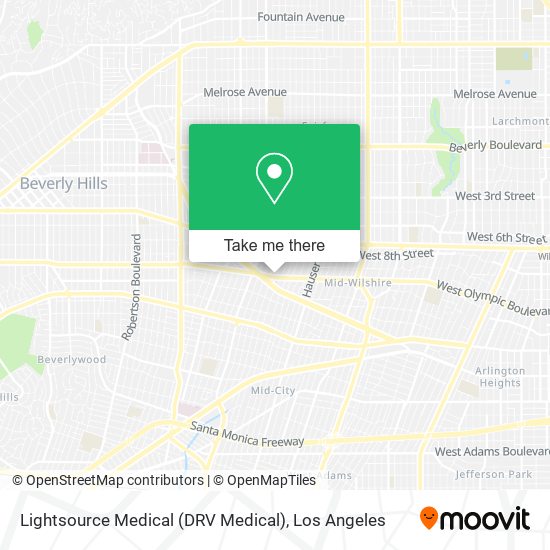 Mapa de Lightsource Medical (DRV Medical)