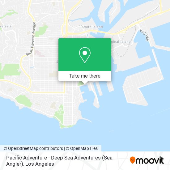 Pacific Adventure - Deep Sea Adventures (Sea Angler) map