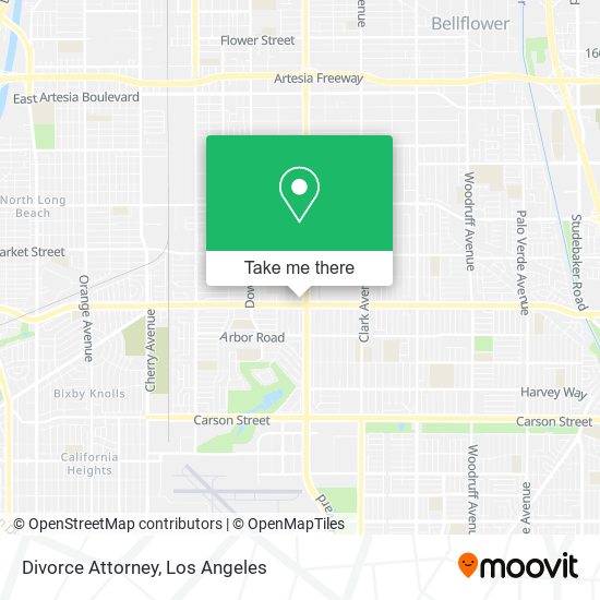 Divorce Attorney map