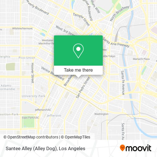 Mapa de Santee Alley (Alley Dog)