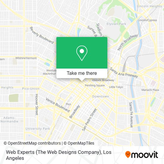 Mapa de Web Experts (The Web Designs Company)