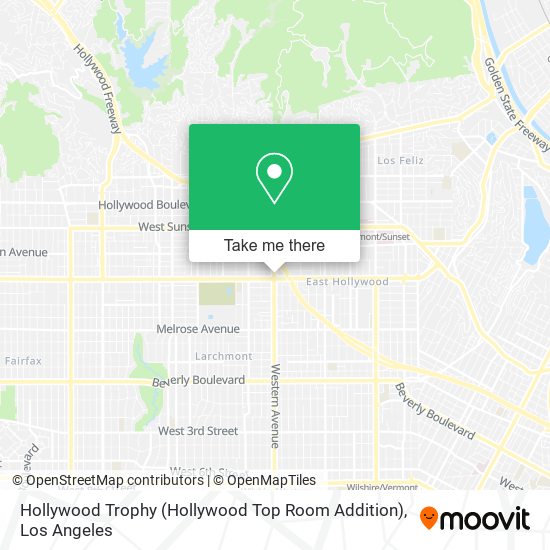 Hollywood Trophy (Hollywood Top Room Addition) map