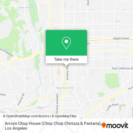 Arroyo Chop House (Chop Chop Chinizza & Pastaria) map