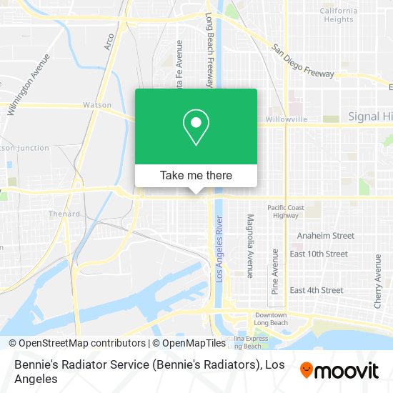 Bennie's Radiator Service (Bennie's Radiators) map