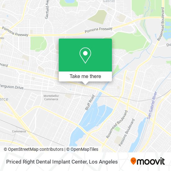 Priced Right Dental Implant Center map
