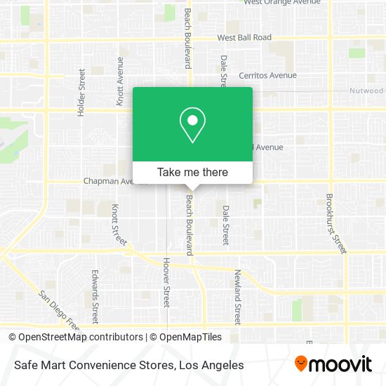 Safe Mart Convenience Stores map