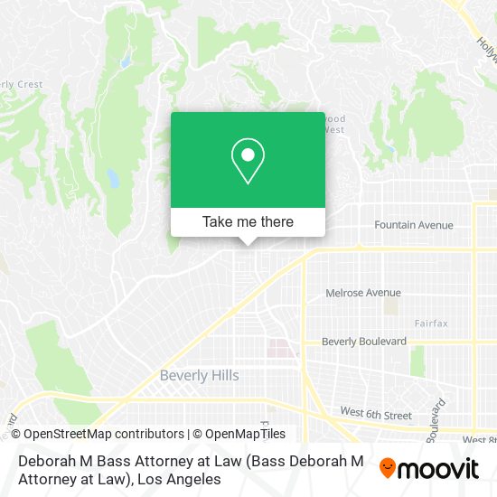 Mapa de Deborah M Bass Attorney at Law