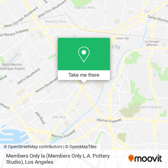 Members Only la (Members Only L.A. Pottery Studio) map