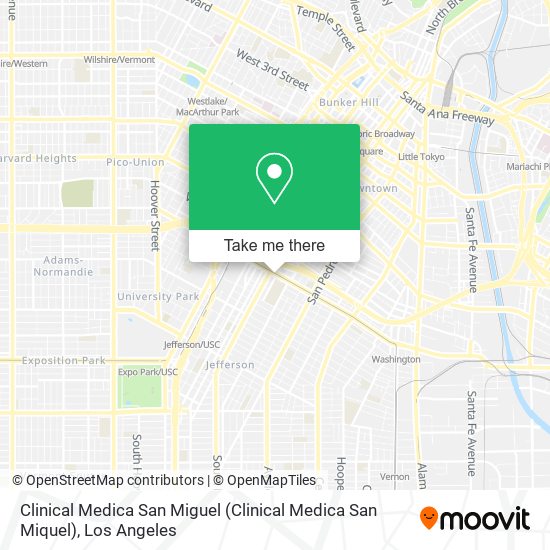 Mapa de Clinical Medica San Miguel