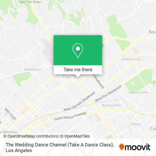 The Wedding Dance Channel (Take A Dance Class) map