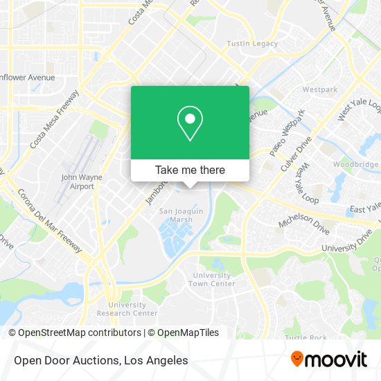 Open Door Auctions map