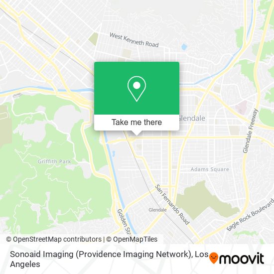 Mapa de Sonoaid Imaging (Providence Imaging Network)