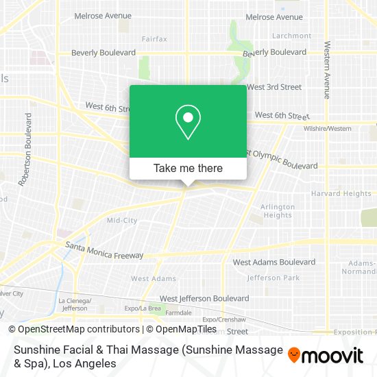 Mapa de Sunshine Facial & Thai Massage (Sunshine Massage & Spa)