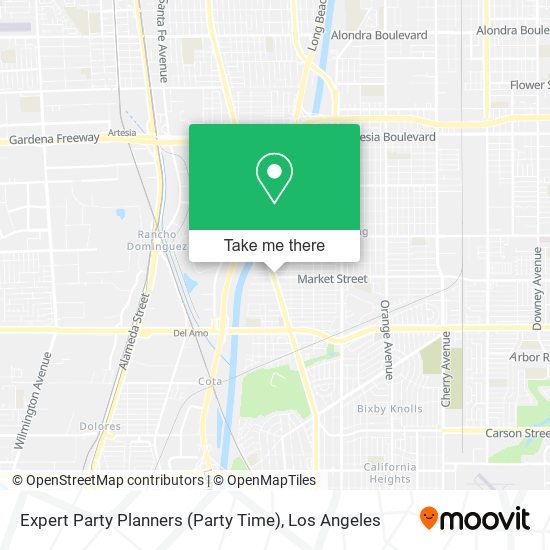 Expert Party Planners (Party Time) map