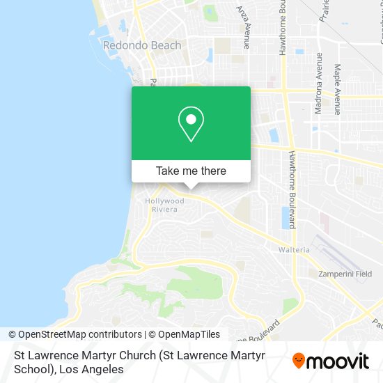 St Lawrence Martyr Church map