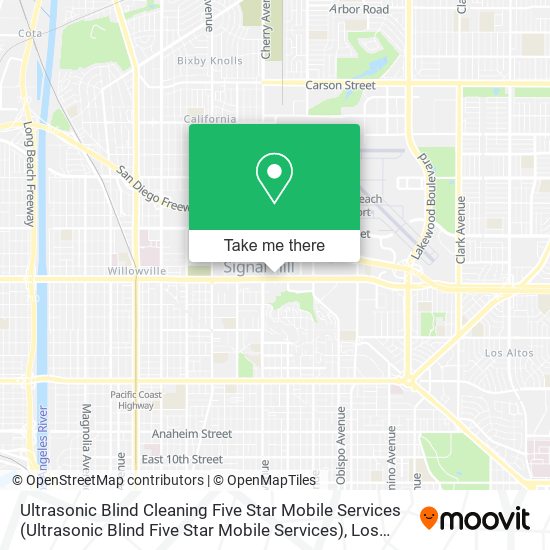 Ultrasonic Blind Cleaning Five Star Mobile Services map