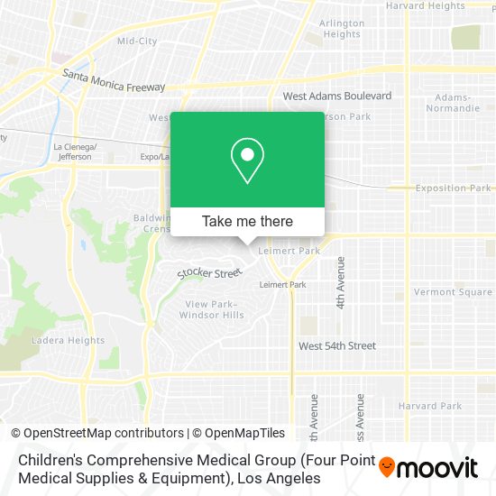 Mapa de Children's Comprehensive Medical Group (Four Point Medical Supplies & Equipment)