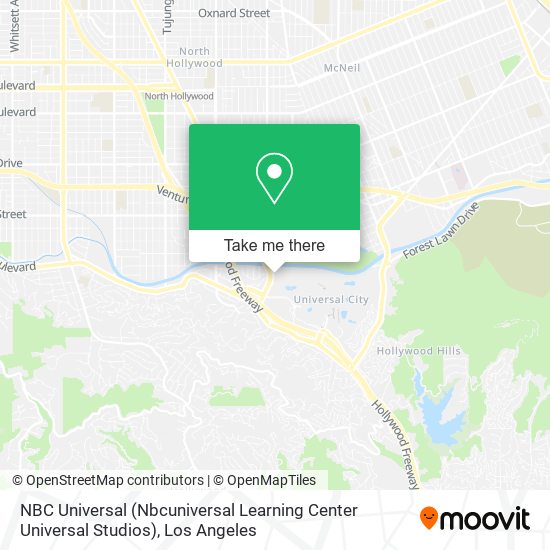 NBC Universal (Nbcuniversal Learning Center Universal Studios) map