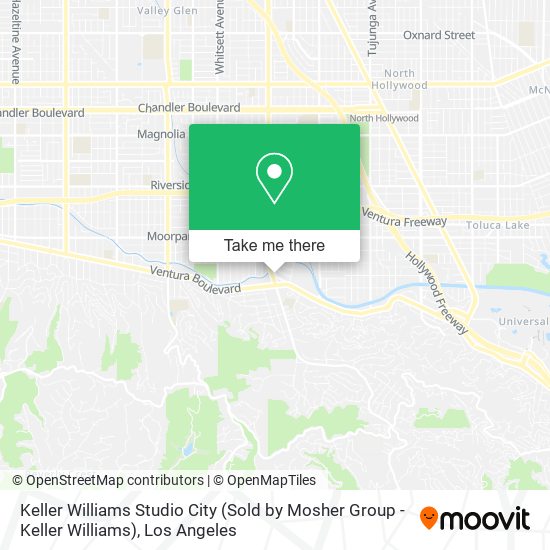 Keller Williams Studio City (Sold by Mosher Group - Keller Williams) map
