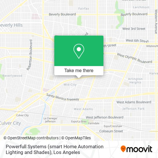 Mapa de Powerfull Systems (smart Home Automation Lighting and Shades)