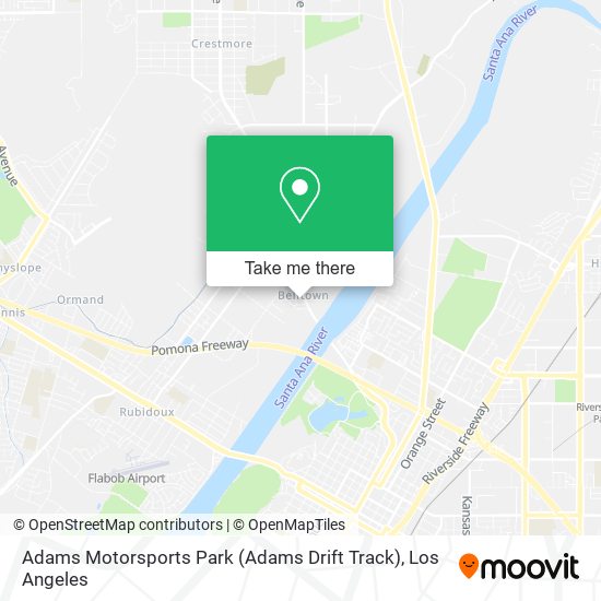 Mapa de Adams Motorsports Park (Adams Drift Track)