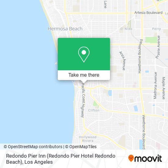 Redondo Pier Inn (Redondo Pier Hotel Redondo Beach) map