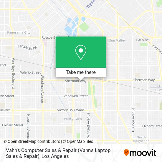 Vahn's Computer Sales & Repair map