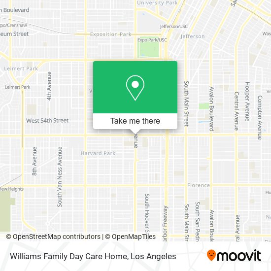 Williams Family Day Care Home map