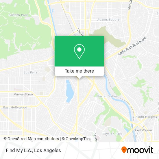 Find My L.A. map