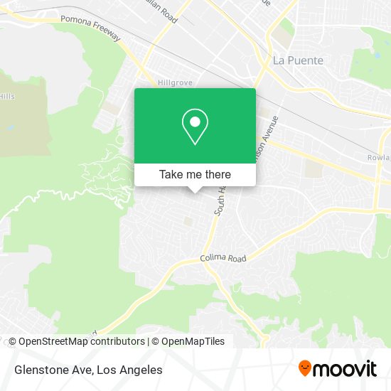 Mapa de Glenstone Ave