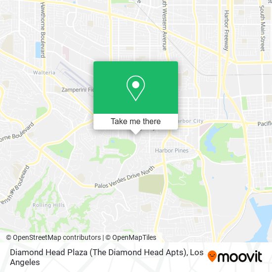 Mapa de Diamond Head Plaza (The Diamond Head Apts)