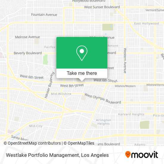 Mapa de Westlake Portfolio Management