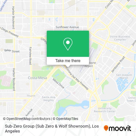 Sub-Zero Group (Sub Zero & Wolf Showroom) map