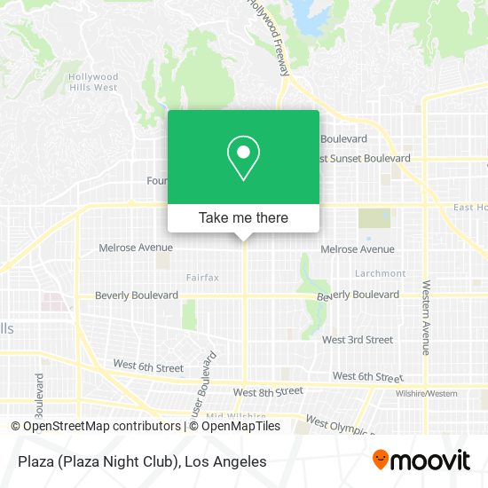 Mapa de Plaza (Plaza Night Club)