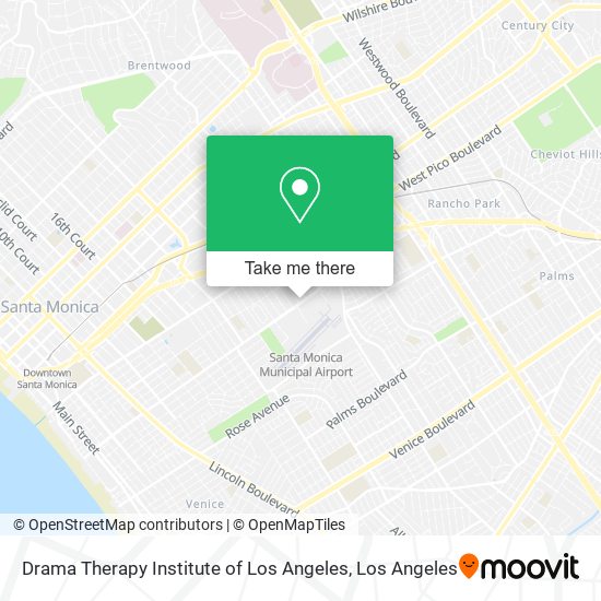 Mapa de Drama Therapy Institute of Los Angeles