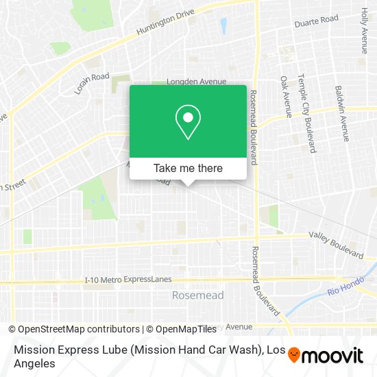 Mapa de Mission Express Lube (Mission Hand Car Wash)