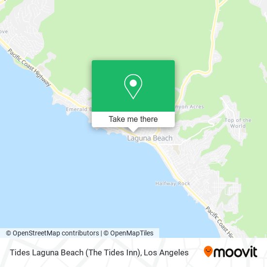 Tides Laguna Beach (The Tides Inn) map