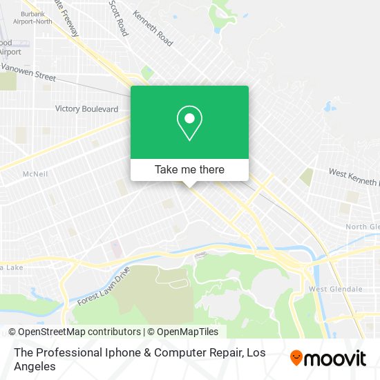 The Professional Iphone & Computer Repair map