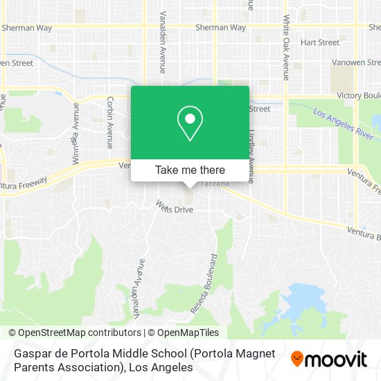 Gaspar de Portola Middle School (Portola Magnet Parents Association) map