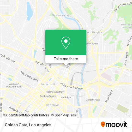 Mapa de Golden Gate