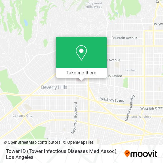 Tower ID (Tower Infectious Diseases Med Assoc) map